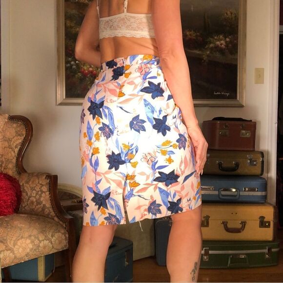 NWT J.Crew floral lined skirt - Picture 2 of 6